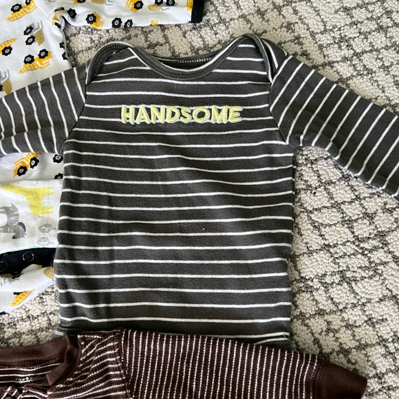 Bundle of 5 boys’ long sleeve bodysuits - Picture 3 of 5